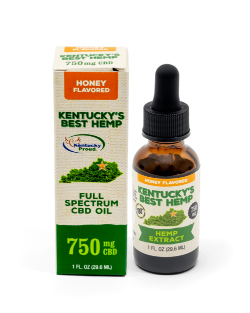 Full Spectrum CBD Oil Hemp Extract Honey Flavor 750mg