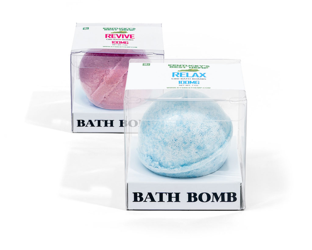 Kentucky's Best CBD Bath Bombs - Image of bath bombs in package